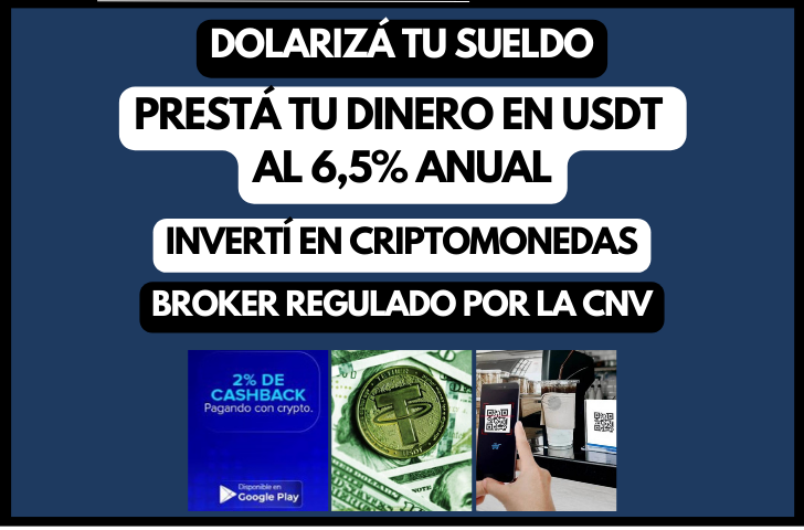 dolariza tu sueldo con criptomonedas y usdt