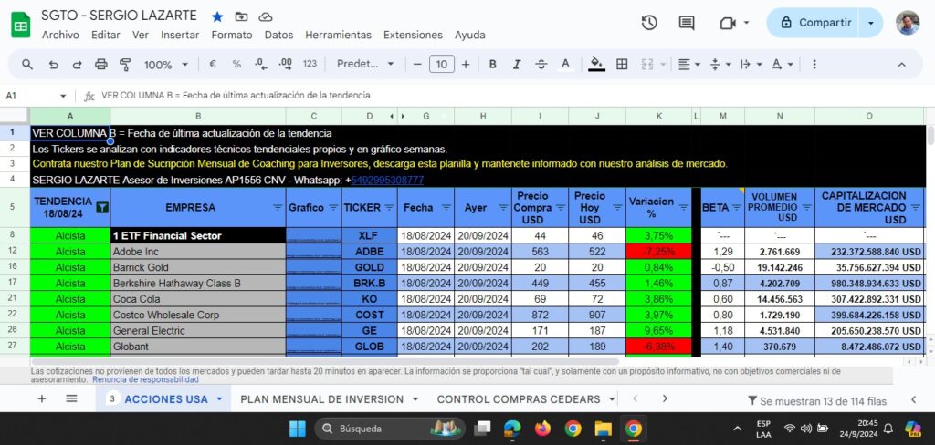 planilla excel